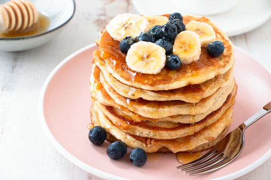 Pfannkuchen mit Fruchtopping