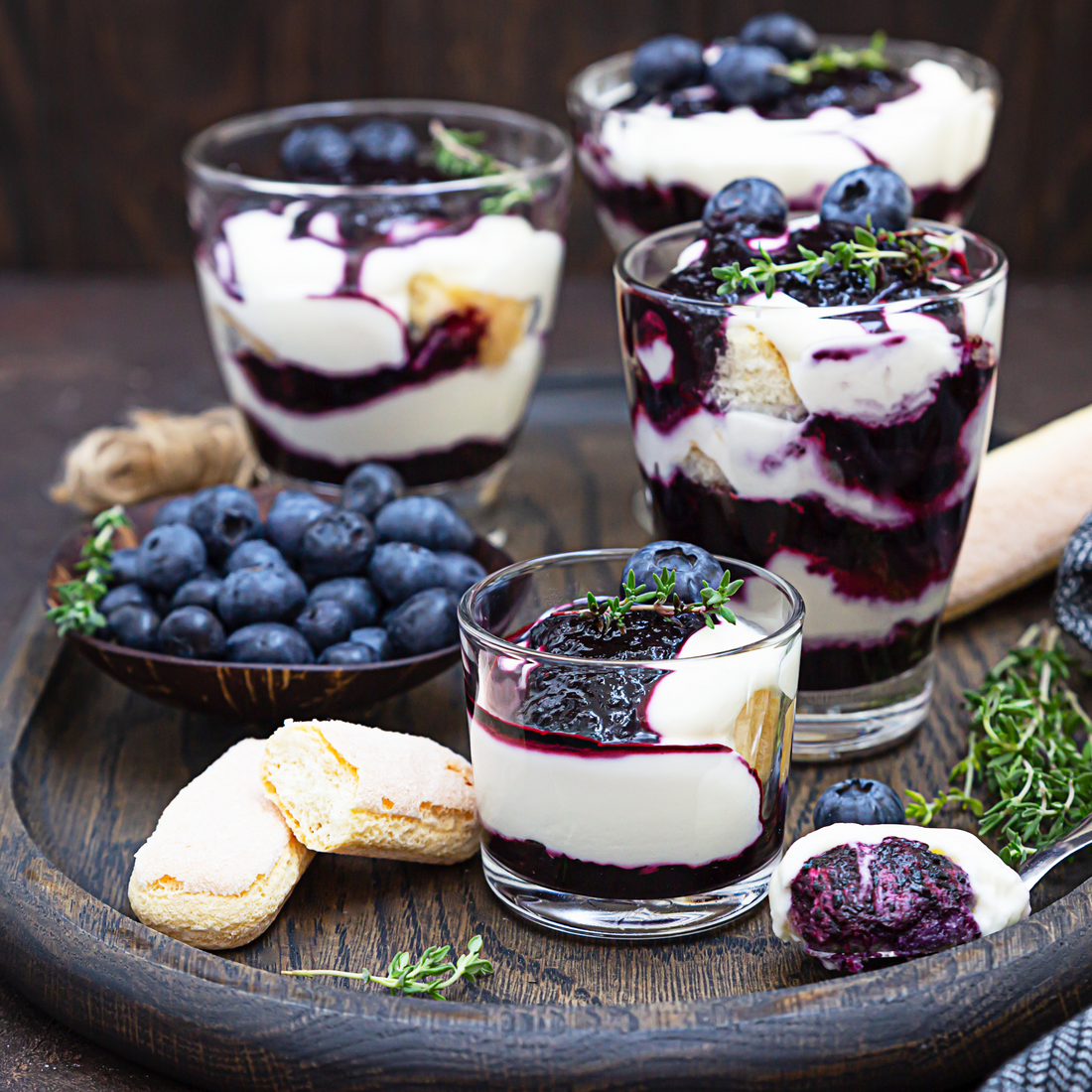 Mascarpone-Creme mit Flavorsprays